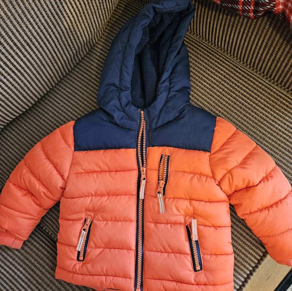 Athletic Works Orange and Navy Jacket